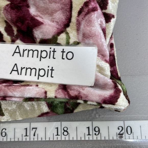 Oddy Dreamy Creamy Floral Print Off Shoulder Dress NWT Short Sleeve Medium M - Picture 13 of 16